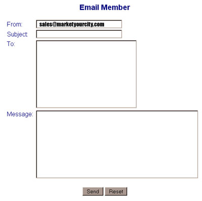 Email Members Step 2
